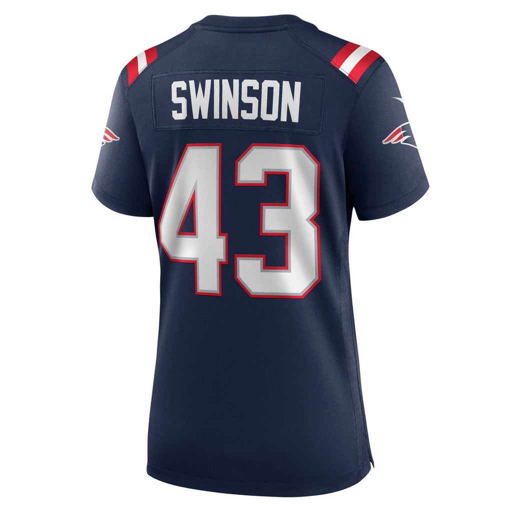 Bradyn Swinson New England Patriots Women's Team Jersey - Navy