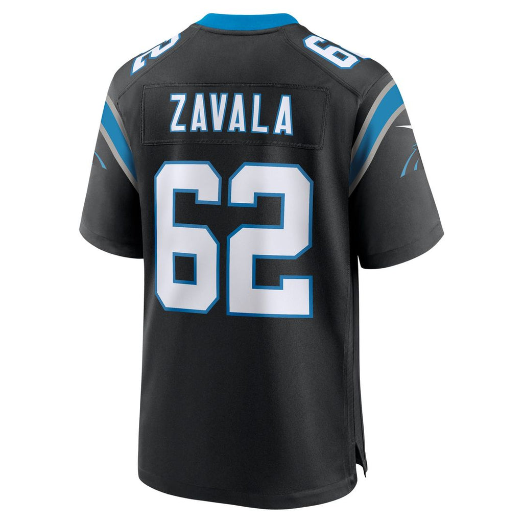 Chandler Zavala Carolina Panthers Jersey - Black