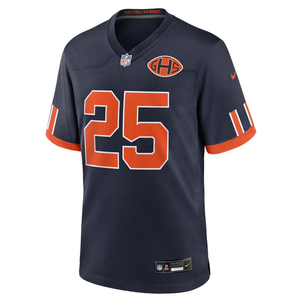 Kyle Monangai Chicago Bears 2026 Rivalries Collection Jersey - Navy