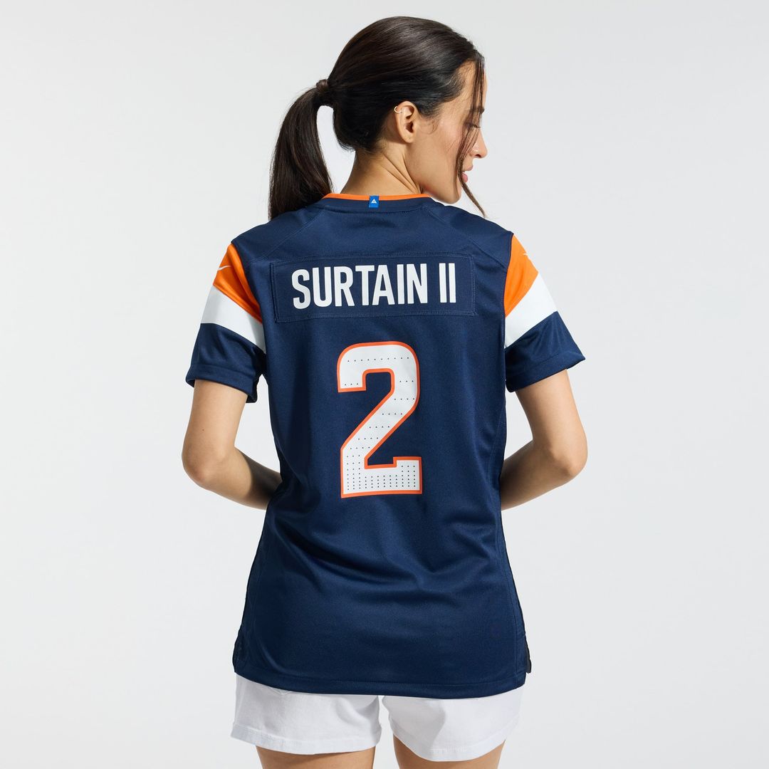 Patrick Surtain II Denver Broncos Women's Team Jersey - Orange