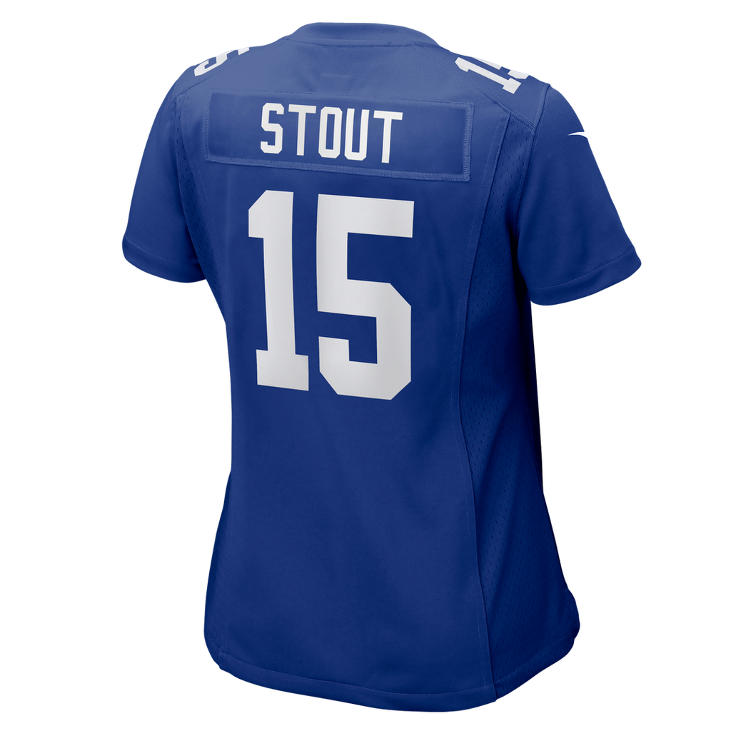 Stout New York Giants Women's Team Jersey - Royal