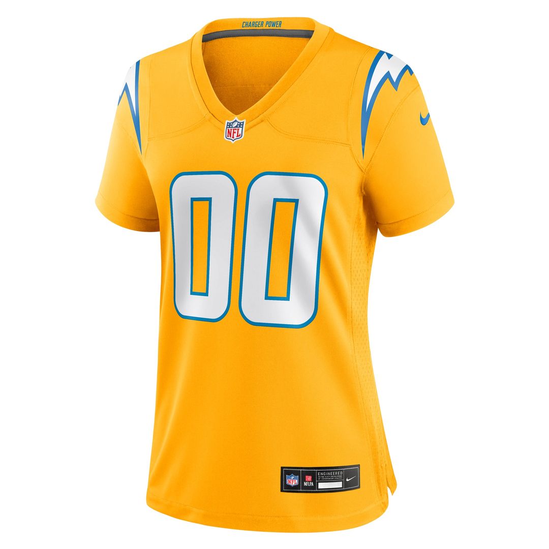 Los Angeles Chargers Women's Alternate Super Chargers Game Custom Jersey - Navy