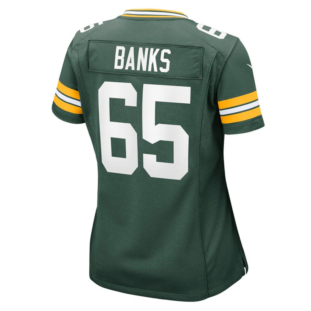 Aaron Banks Green Bay Packers Women's Team Jersey - Green