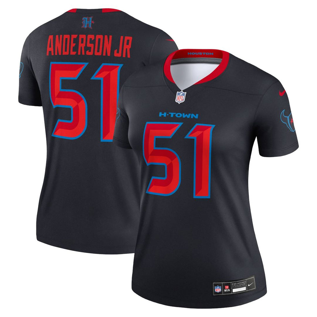 Will Anderson Jr. Houston Texans Women's Alternate Legend Player Performance Top - Navy