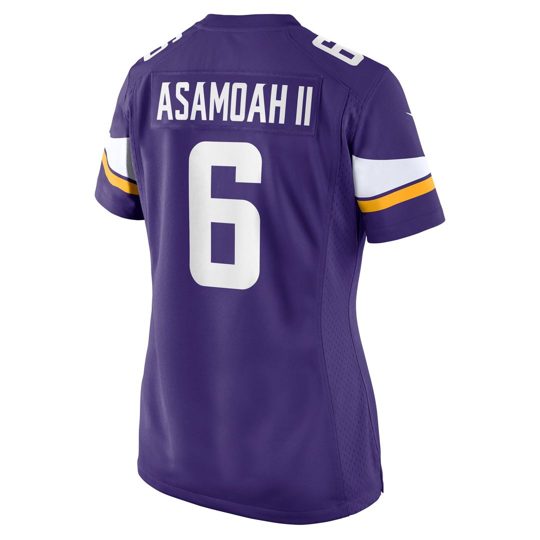 Brian Asamoah II Minnesota Vikings Women's Jersey - Purple