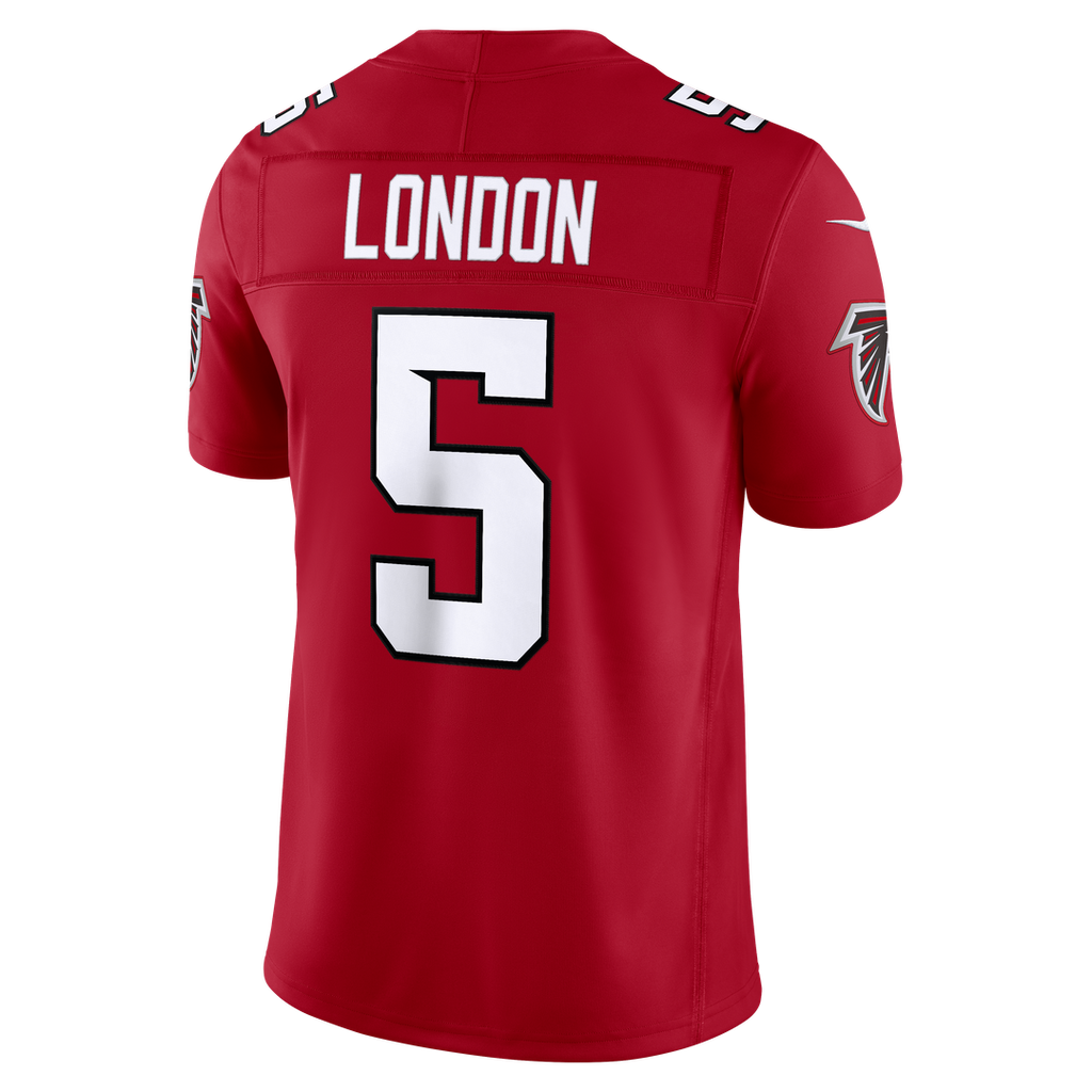Drake London Atlanta Falcons Team Stitched Jersey - Red