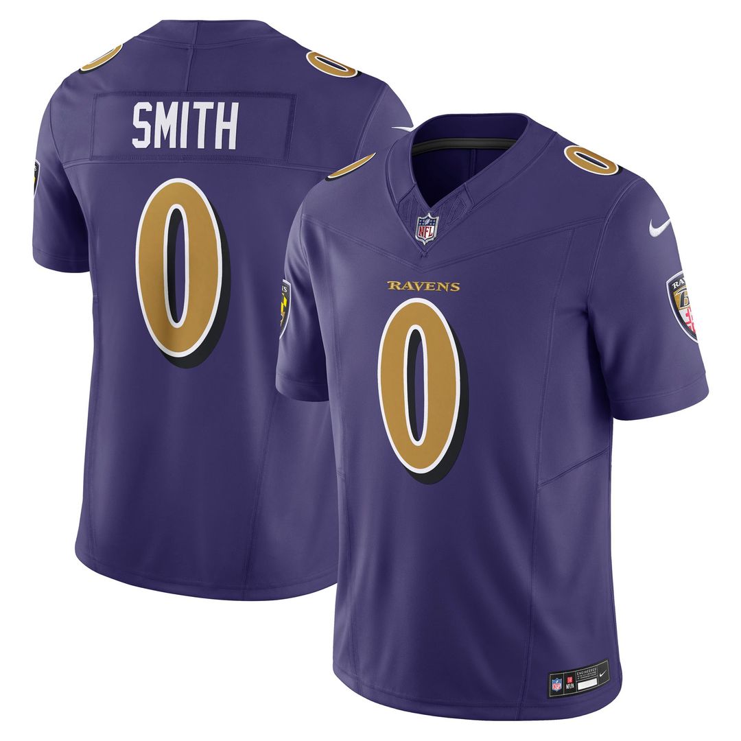 Roquan Smith Baltimore Ravens Alternate 2 Jersey - Purple