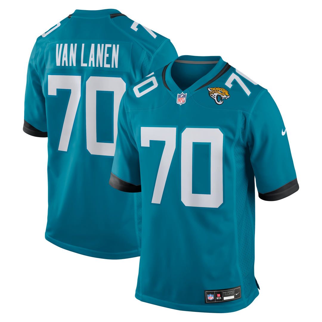 Cole Van Lanen Jacksonville Jaguars Jersey - Teal