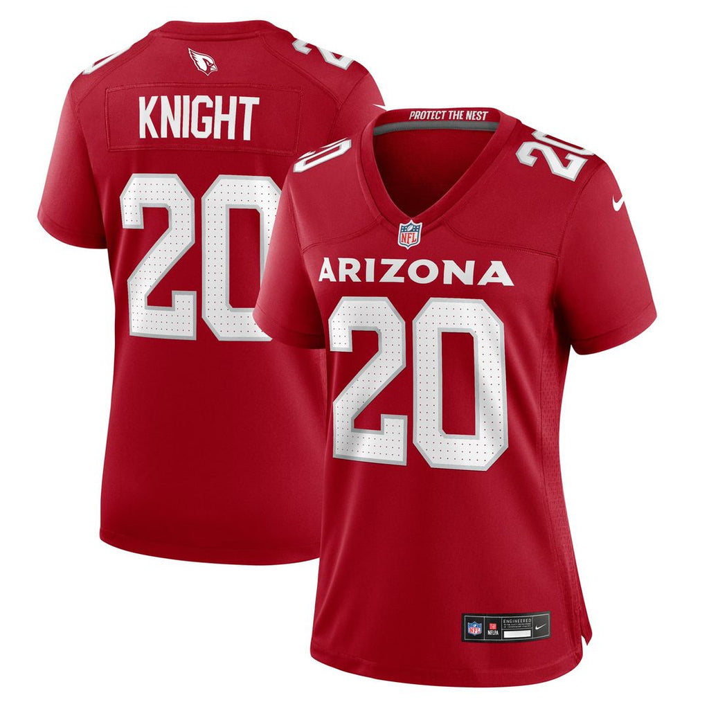 Zonovan Knight Arizona Cardinals Women's Team Jersey - Cardinal