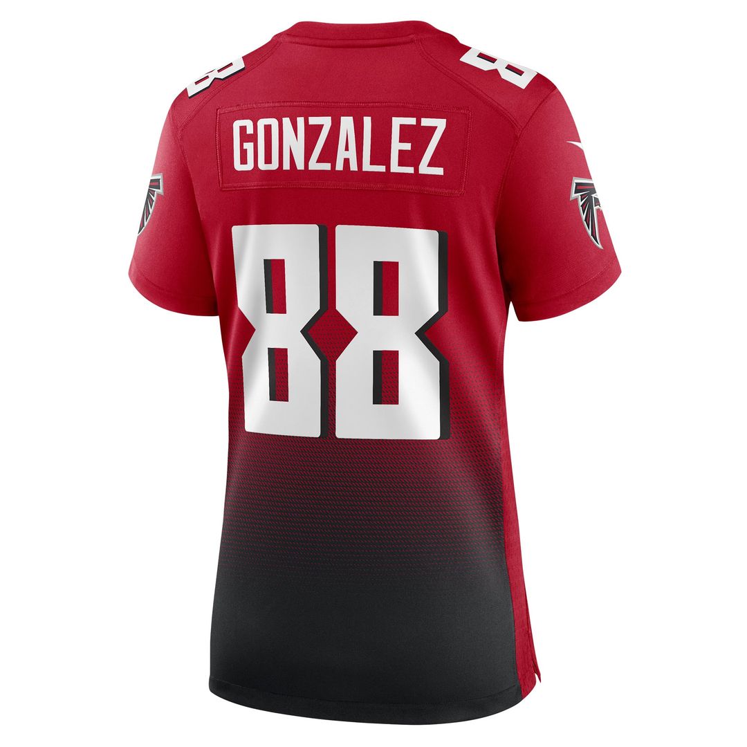 Tony Gonzalez Atlanta Falcons Women's Retired Jersey - Red