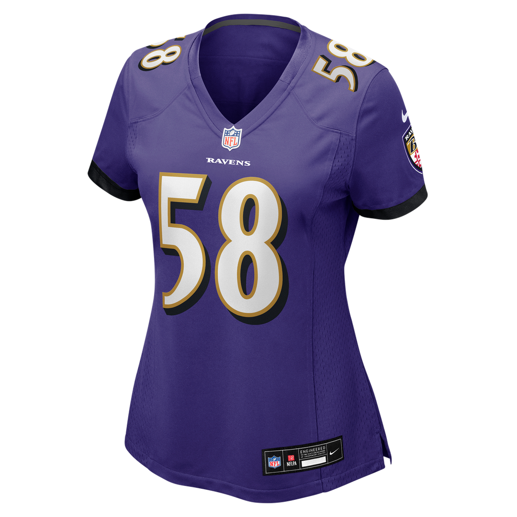 Taven Bryan Baltimore Ravens Women's Team Jersey - Purple