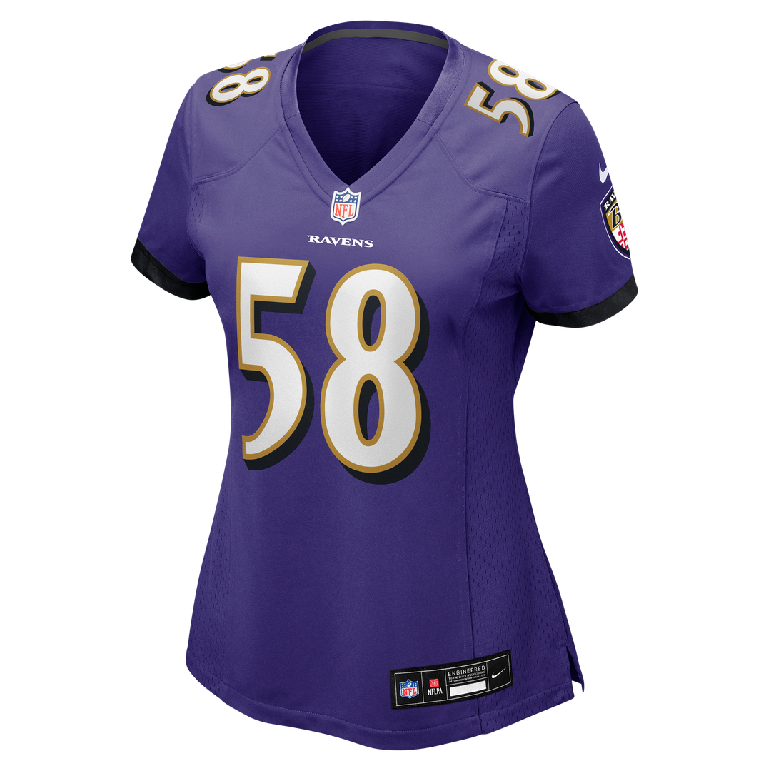 Taven Bryan Baltimore Ravens Women's Team Jersey - Purple