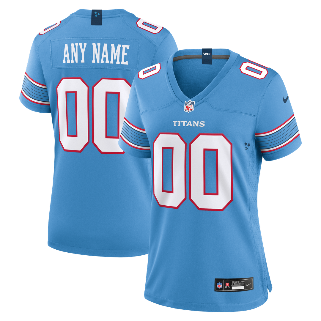 Tennessee Titans Women's Game Custom Jersey - White