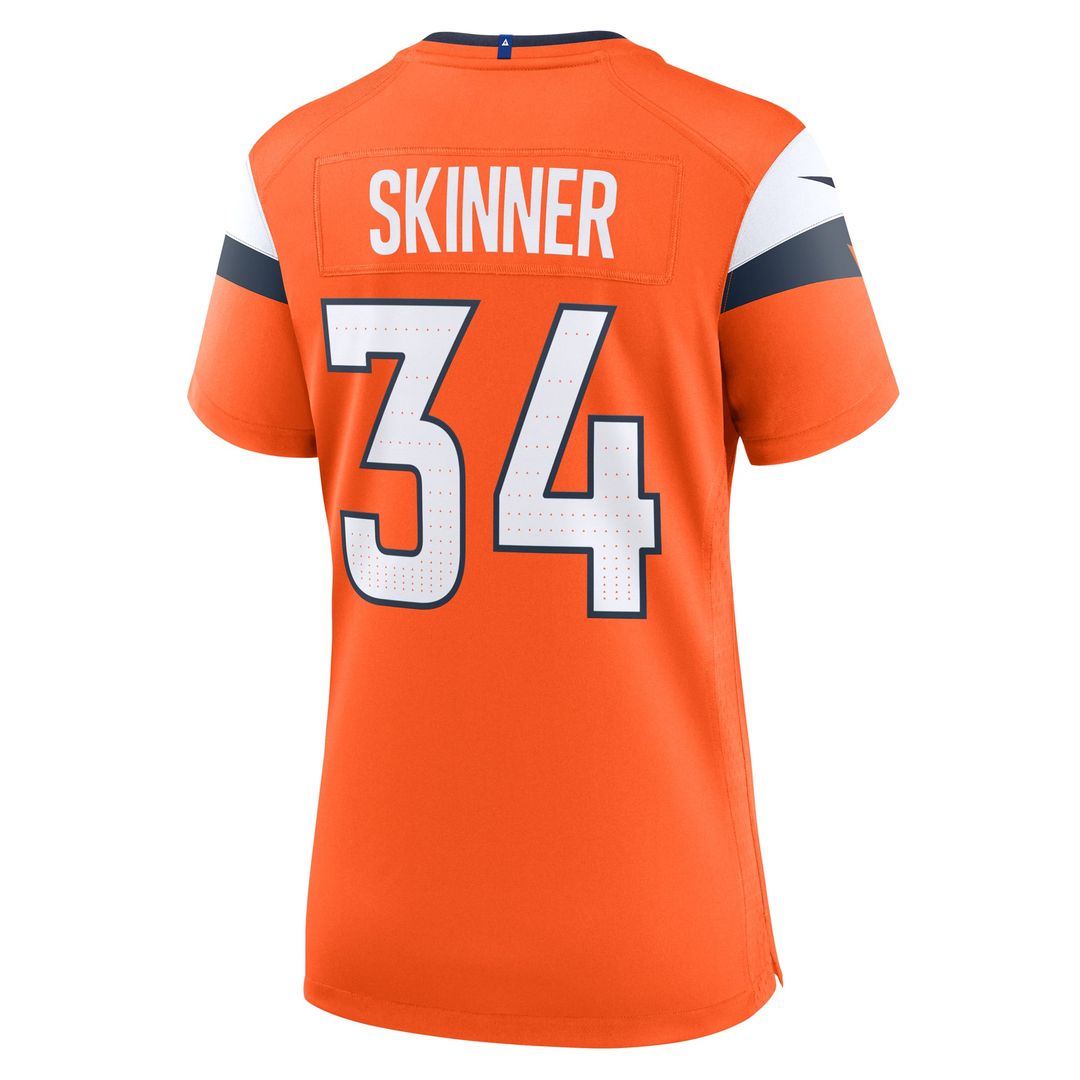 JL Skinner Denver Broncos Women's Team Jersey - Orange