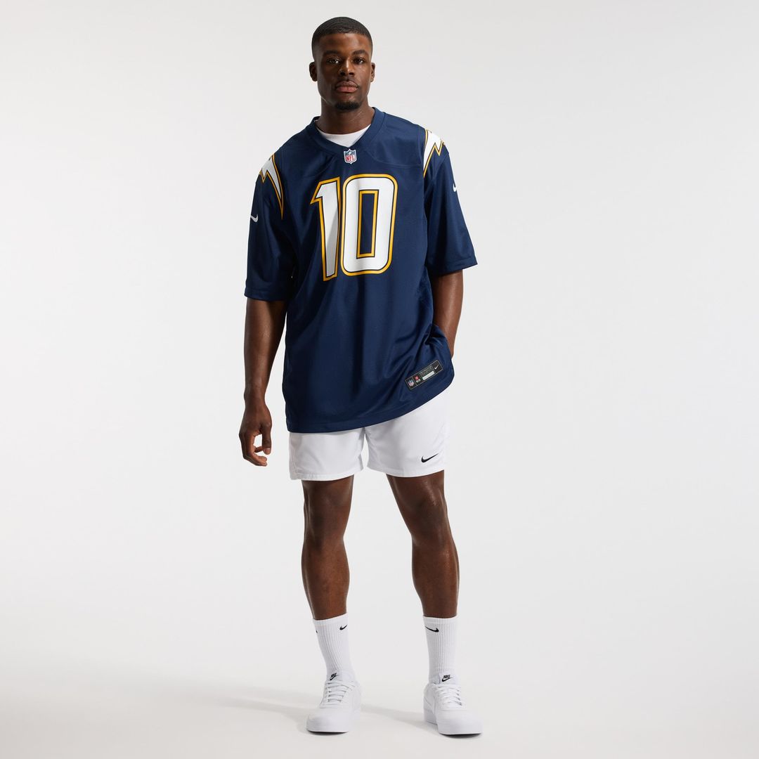 Justin Herbert Los Angeles Chargers Alternate Charger Power Jersey - Gold