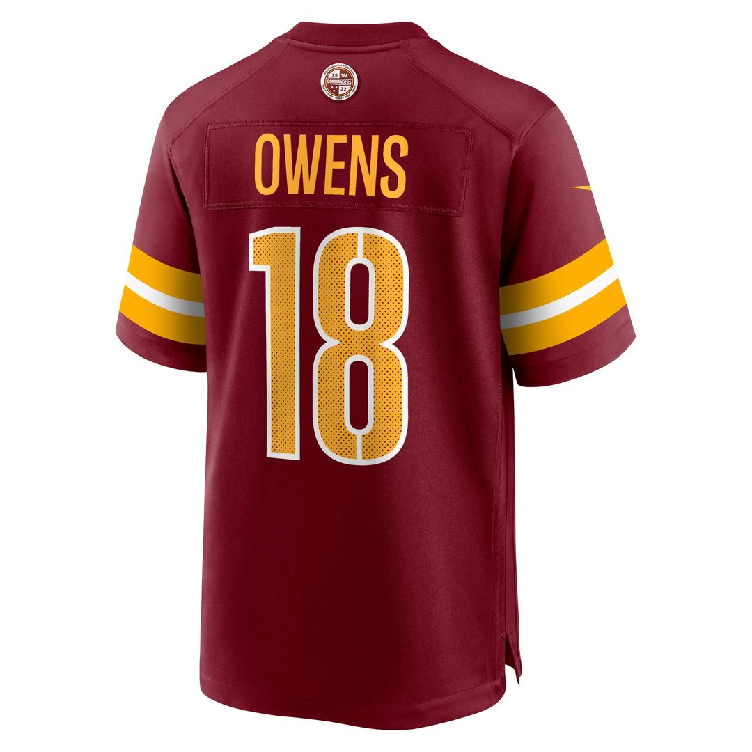 Tyler Owens Washington Commanders Team Jersey - Burgundy