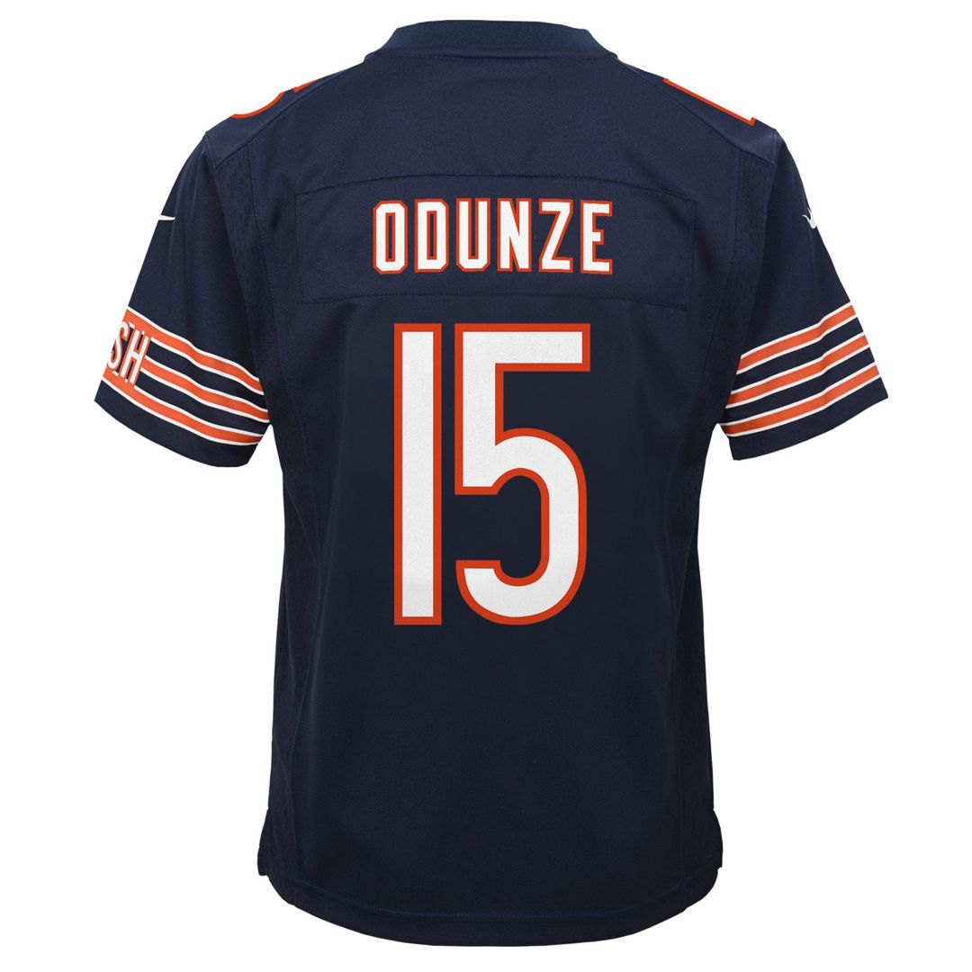Rome Odunze Chicago Bears Youth Jersey - Navy