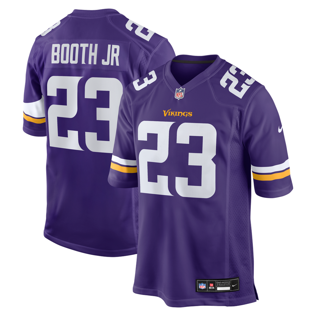 Andrew Booth Jr. Minnesota Vikings Player Jersey - Purple