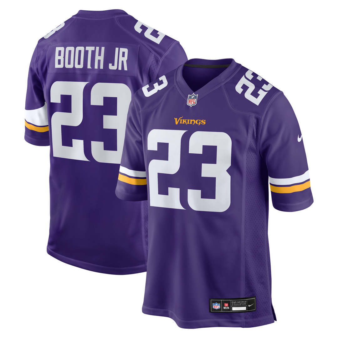 Andrew Booth Jr. Minnesota Vikings Player Jersey - Purple