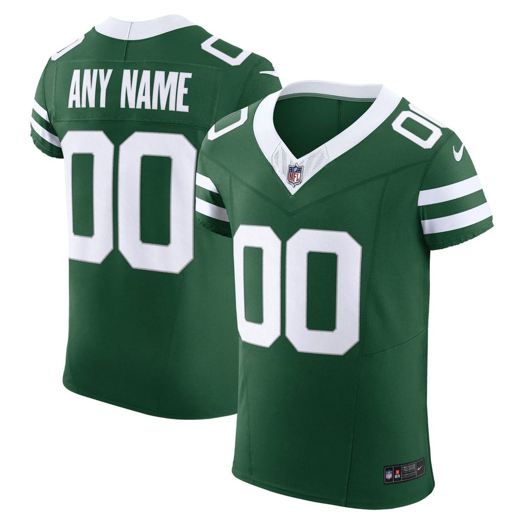New York Jets Alternate Elite Custom Jersey - Legacy Black