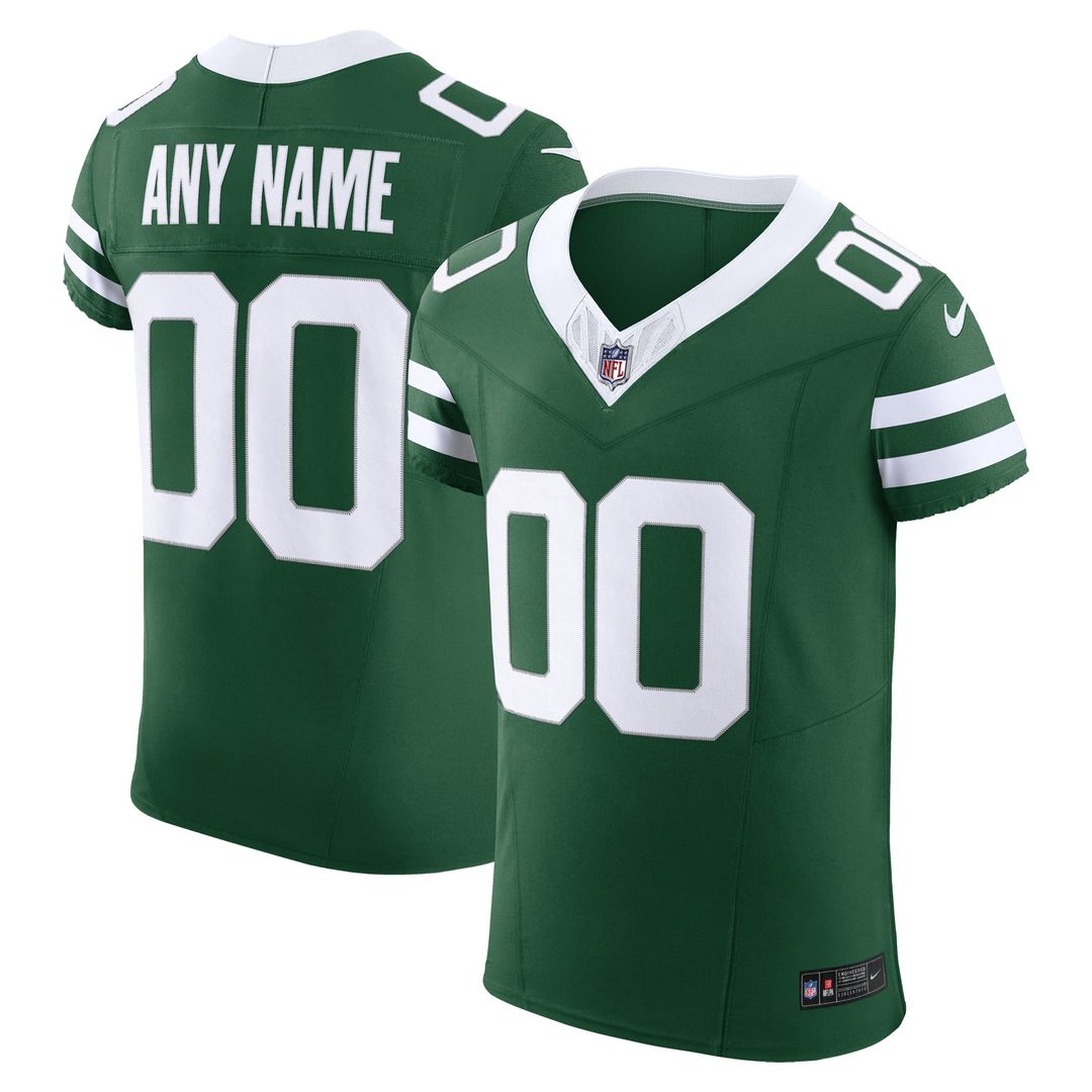 New York Jets Alternate Elite Custom Jersey - Legacy Black