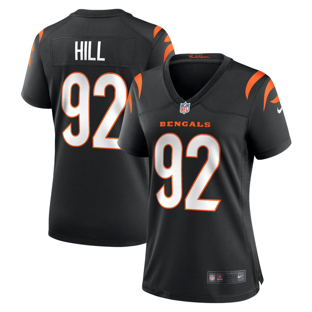 B.J. Hill Cincinnati Bengals Women's Jersey - Black