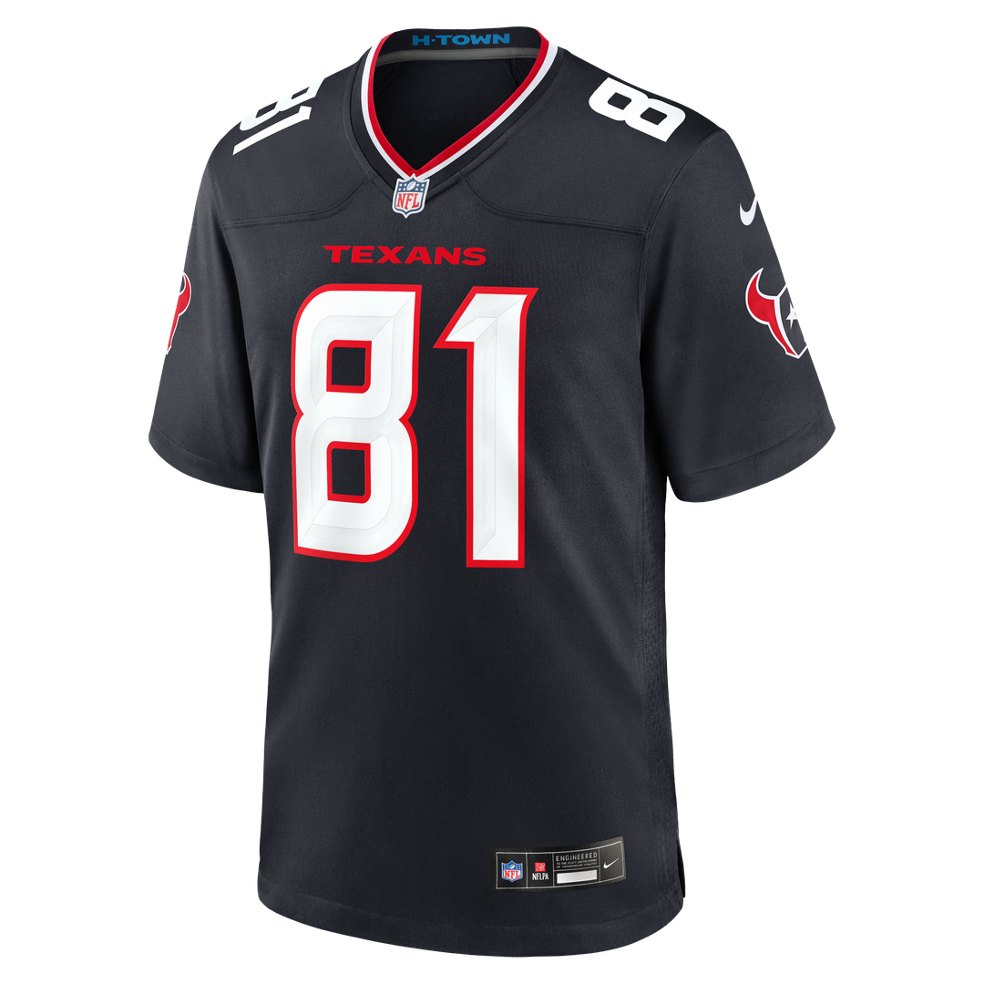 Jayden Higgins Houston Texans Jersey - Navy