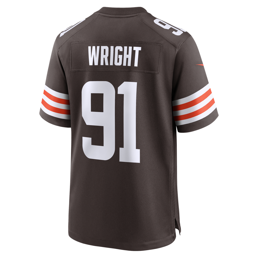 Alex Wright Cleveland Browns Team Jersey - Brown