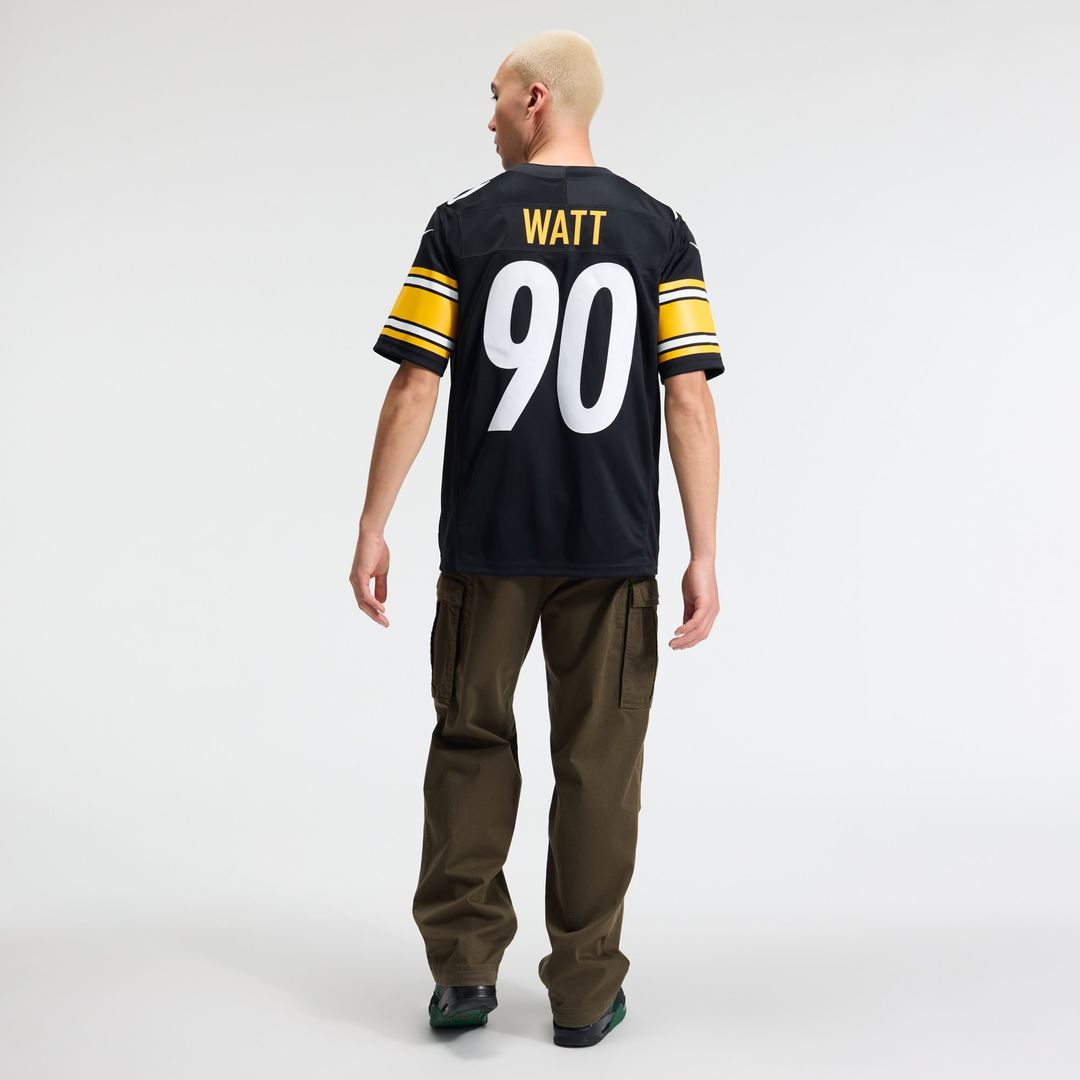 T.J. Watt Pittsburgh Steelers Team Stitched Jersey - Black
