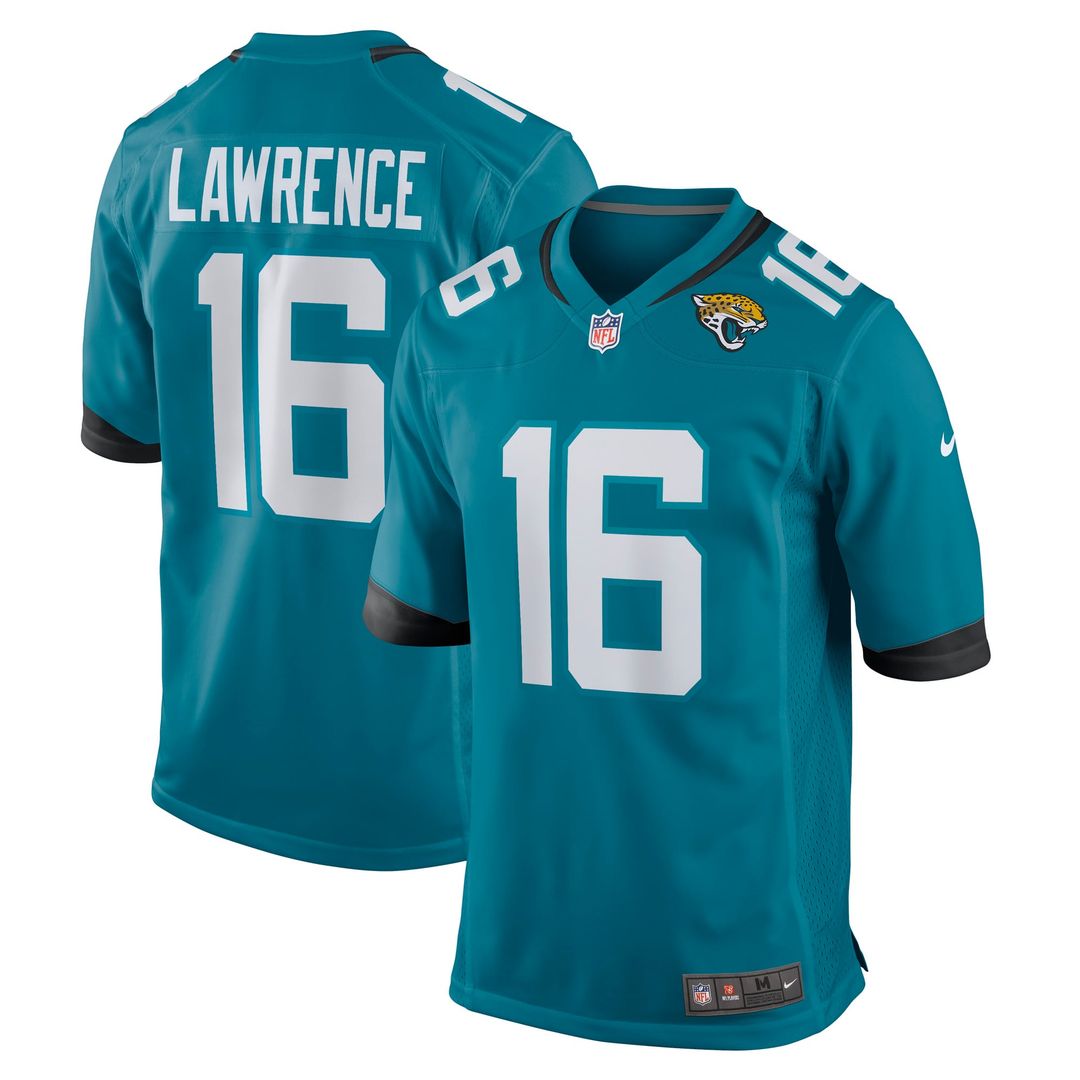 Trevor Lawrence Jacksonville Jaguars Youth Jersey - Teal
