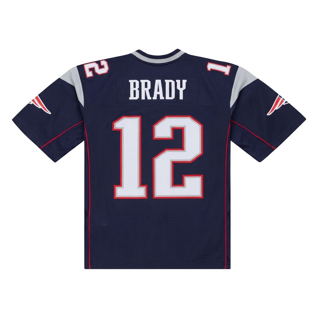 Tom Brady New England Patriots Big & Tall 2001 Legacy Retired Player Jersey - Navy