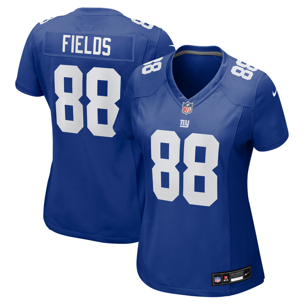 Malachi Fields New York Giants Women's Team Jersey - Royal