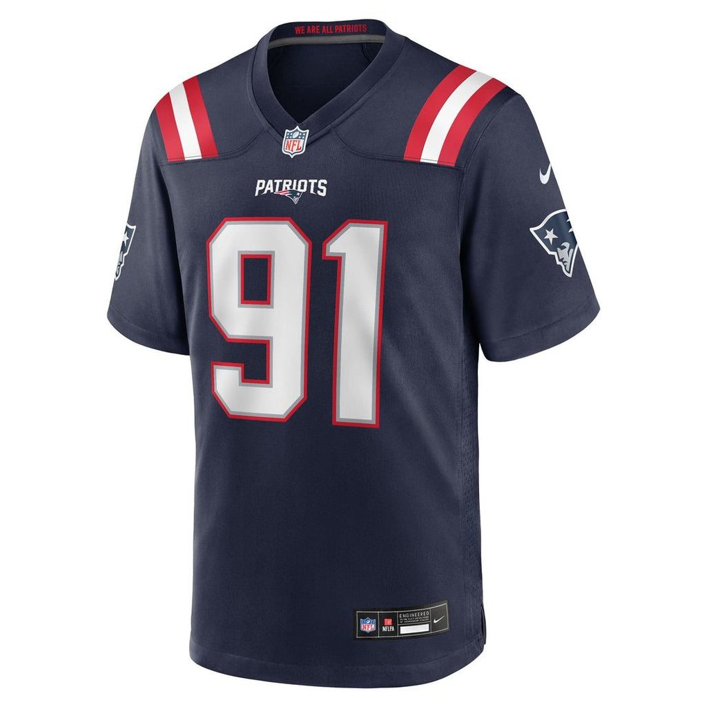 Elijah Ponder New England Patriots Team Jersey - Navy
