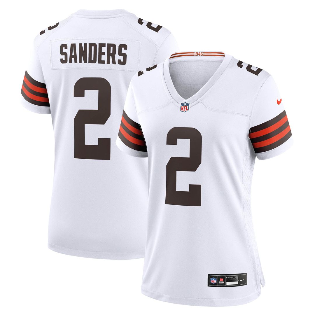 Shedeur Sanders Cleveland Browns Women's Team Jersey - Brown