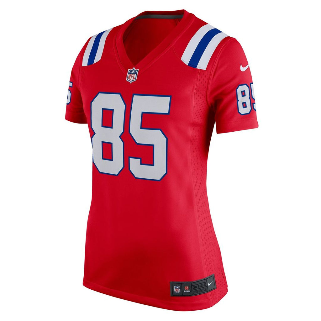 Hunter Henry New England Patriots Women's Team Jersey - Red