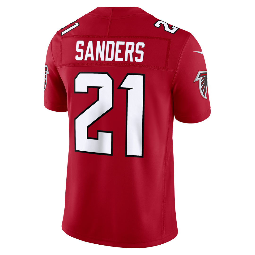 Deion Sanders Atlanta Falcons Alternate Throwback Stitched Retired Jersey - Black