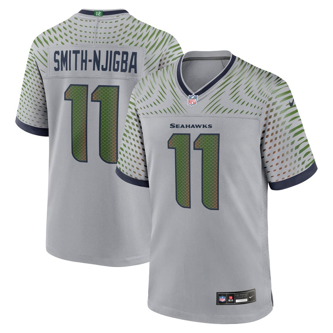 Jaxon Smith-Njigba Seattle Seahawks Rivalries Collection Jersey - Gray