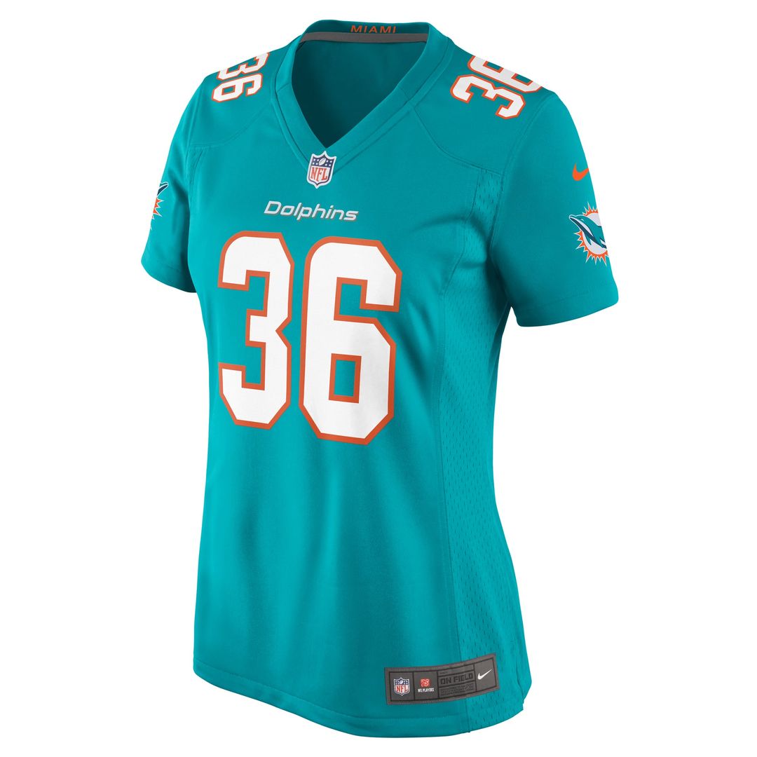 Storm Duck Miami Dolphins Women's Jersey - Aqua