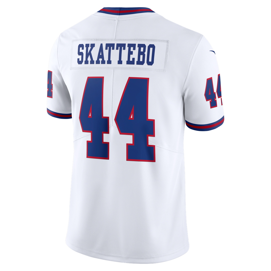 Cam Skattebo New York Giants Vintage White Stitched Jersey - White