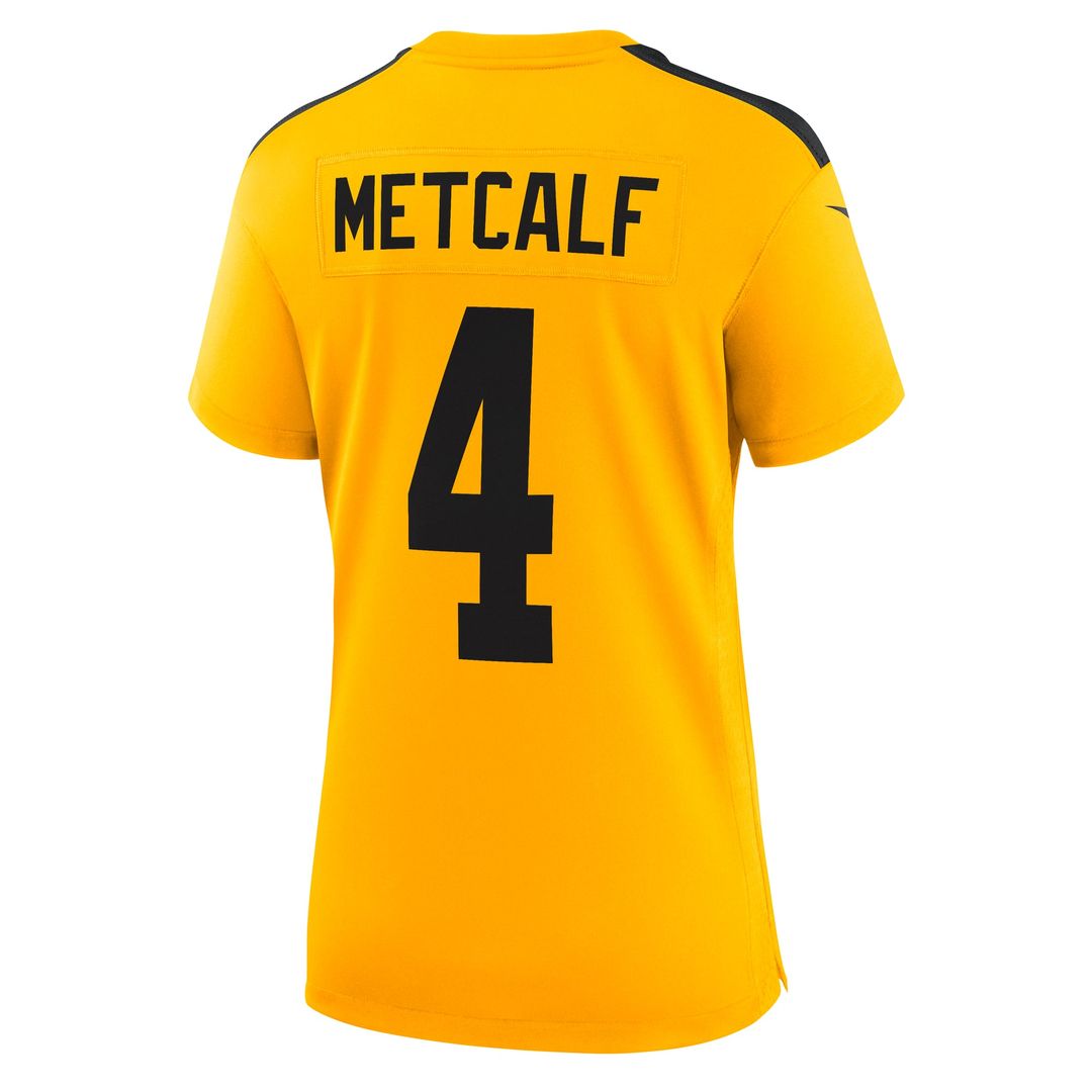 DK Metcalf Pittsburgh Steelers Women's Alternate 1933 Throwback Jersey - Gold