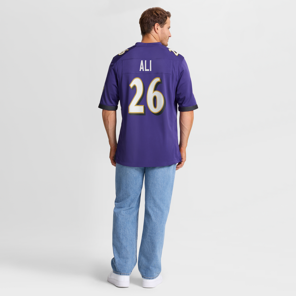 Rasheen Ali Baltimore Ravens Team Jersey - Purple