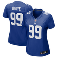 Basil Okoye New York Giants Women's Team Jersey - Royal