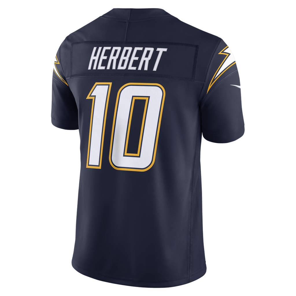 Justin Herbert Los Angeles Chargers Alternate Super Chargers Stitched Jersey - Navy
