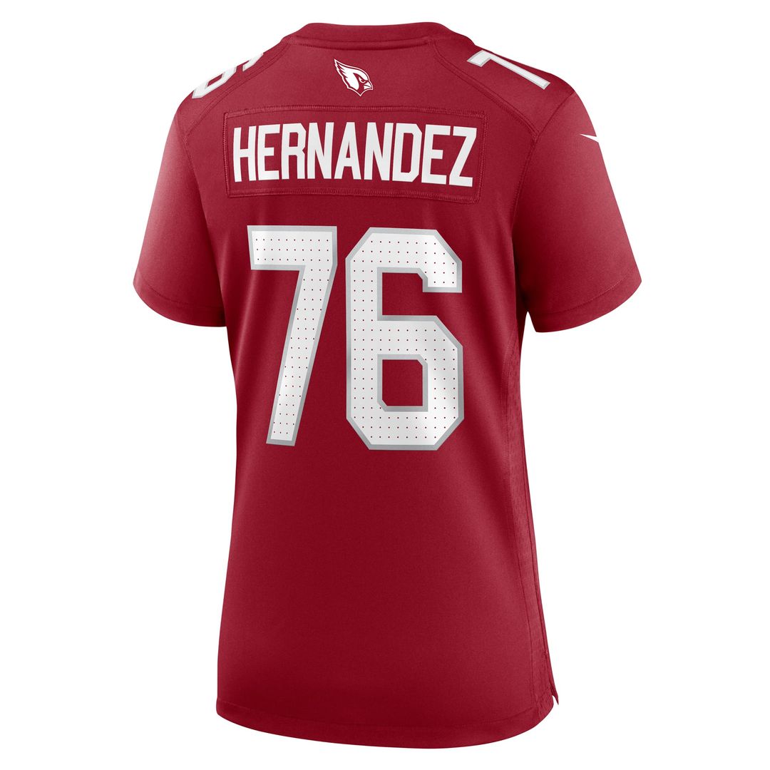 Will Hernandez Arizona Cardinals Women's Jersey - Cardinal