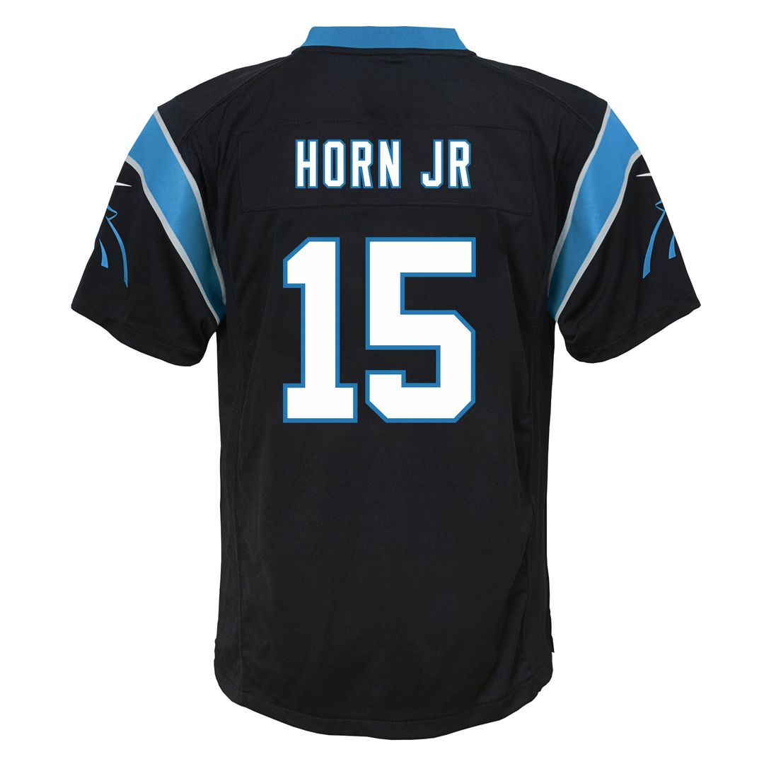 Jimmy Horn Jr. Carolina Panthers Youth Team Jersey - Black