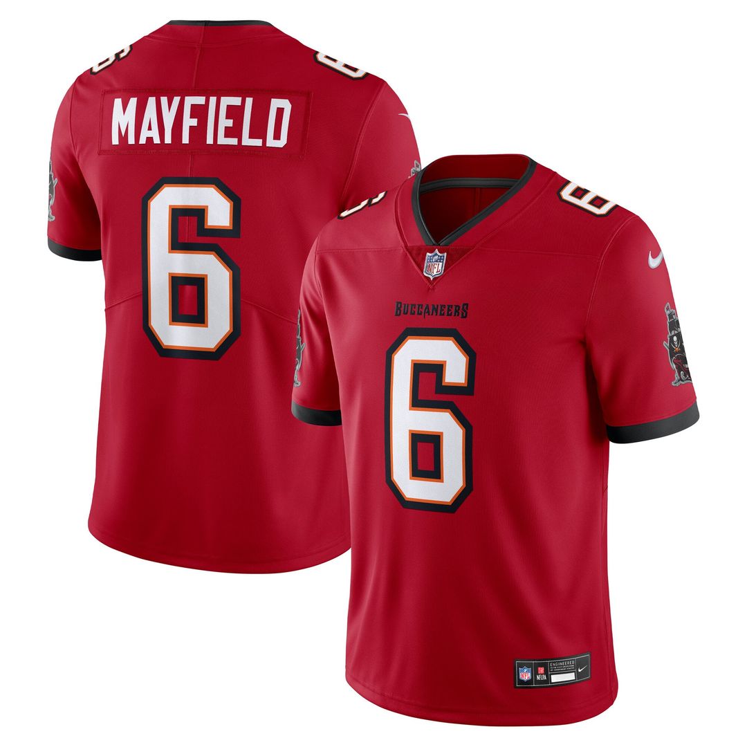Baker Mayfield Tampa Bay Buccaneers Stitched Jersey - Red