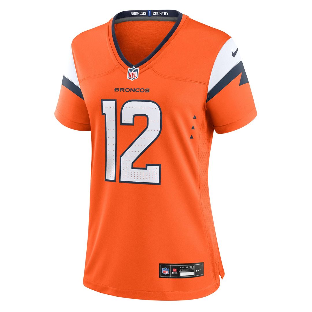 RJ Harvey Denver Broncos Women's Team Jersey - Orange