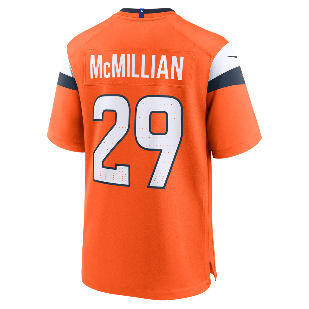Ja'Quan McMillian Denver Broncos Team Jersey - Orange