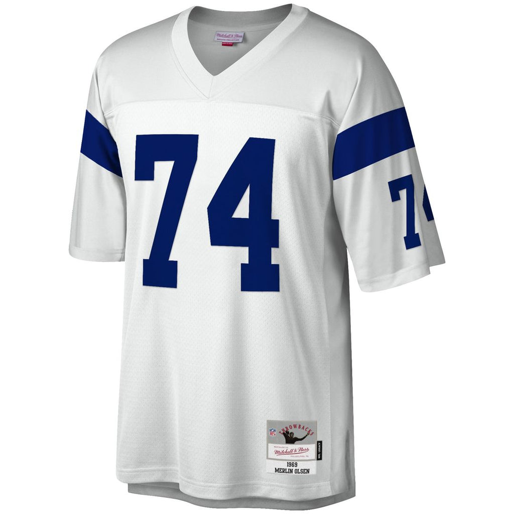 Merlin Olsen Los Angeles Rams Legacy Jersey - White