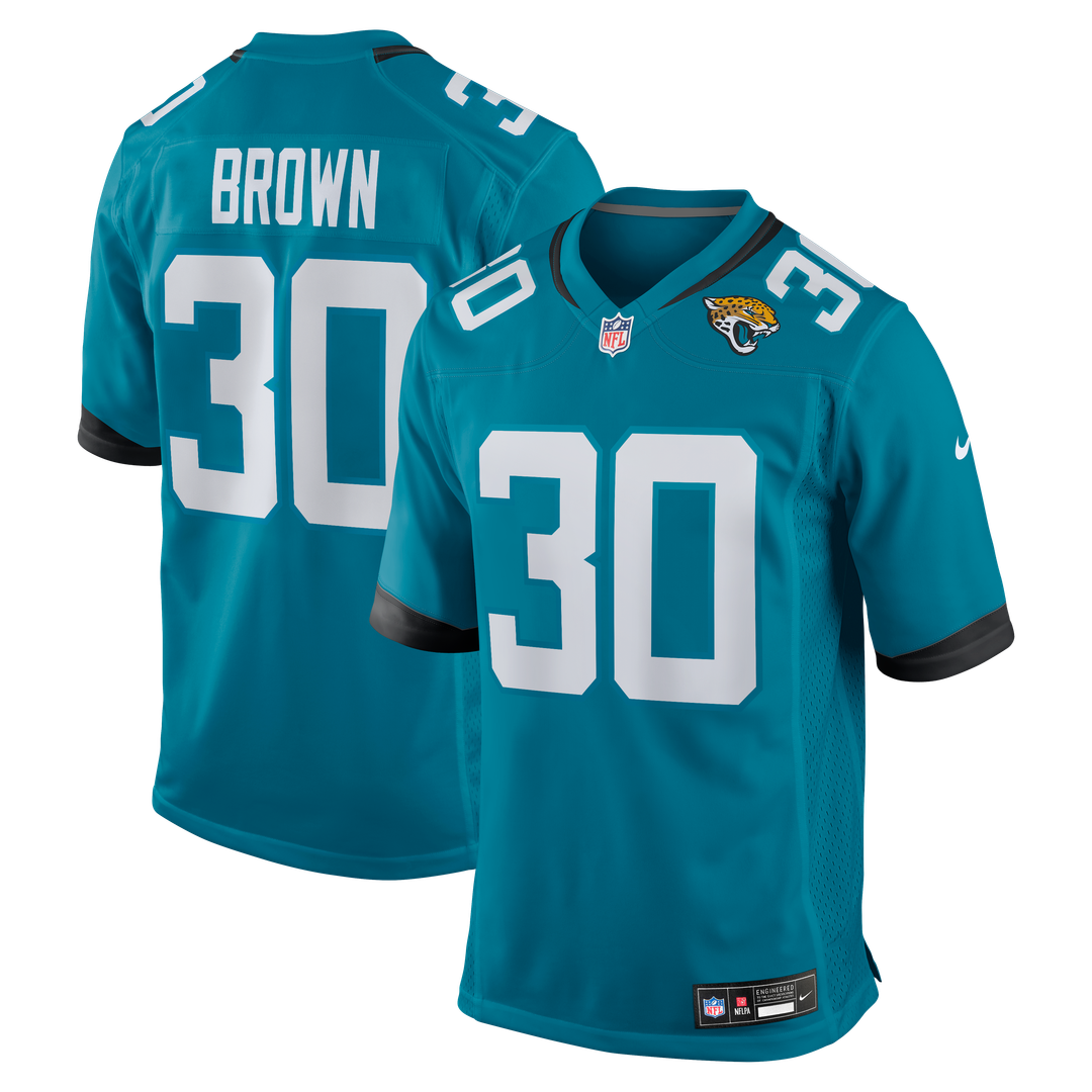 Montaric Brown Jacksonville Jaguars Jersey - Teal